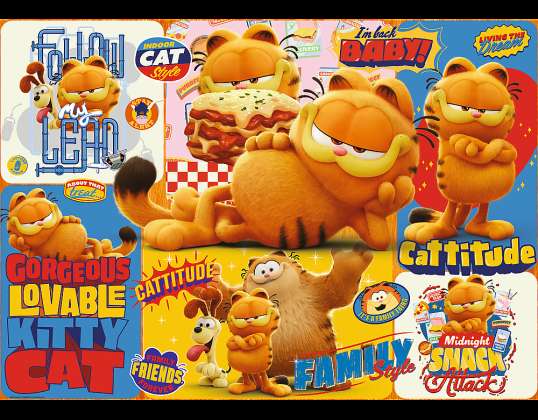 Puzzle 1000 Garfields Abenteuer Garfield Trefl 10935