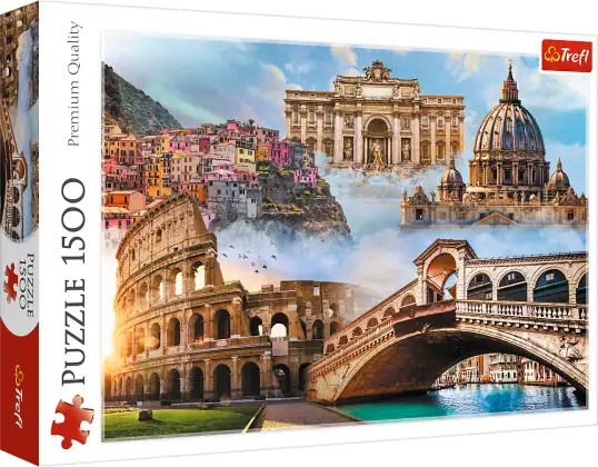 Puzzle 1500 Lugares favoritos: Italia Trefl 26203