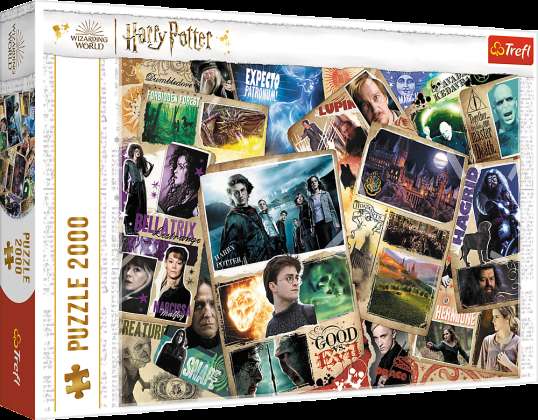 Harry Potter puslespil 2000 stk. Harry Potter Heroes Trefl 27123