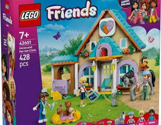 LEGO 42651 FRIENDS La clinique des chevaux et des animaux de compagnie
