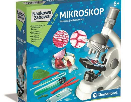 Clementoni: Vetenskapligt kul. Experiment med 50806-mikroskopet
