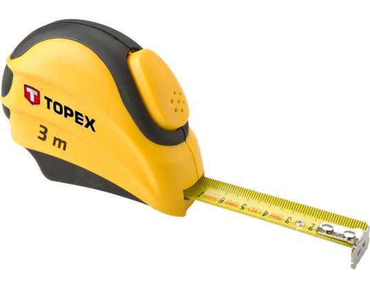 TOP 27C383 Rolled steel ruler 3 m x 16 mm