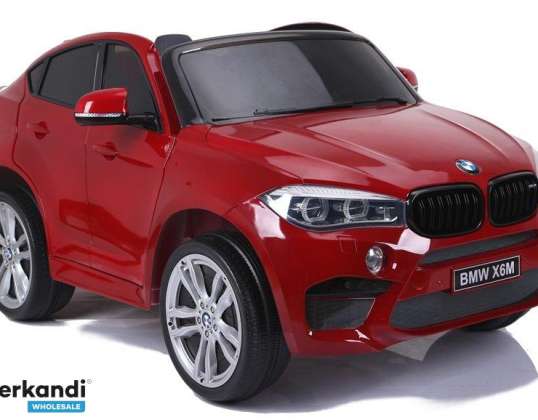 Auto a batteria Nuova BMW X6M verniciata di rosso