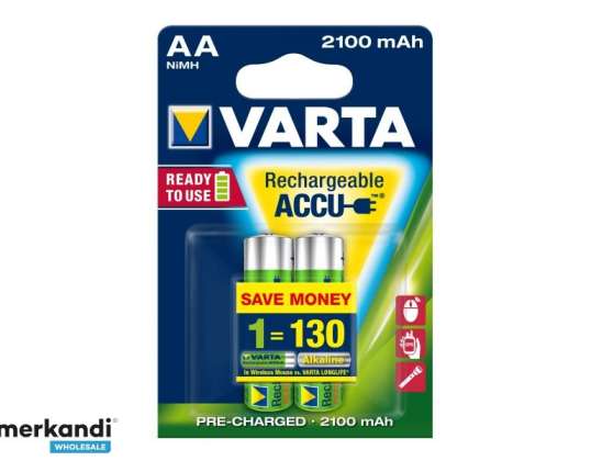 Varta Akku NiMH Mignon AA 2100mAh  56706 101 402