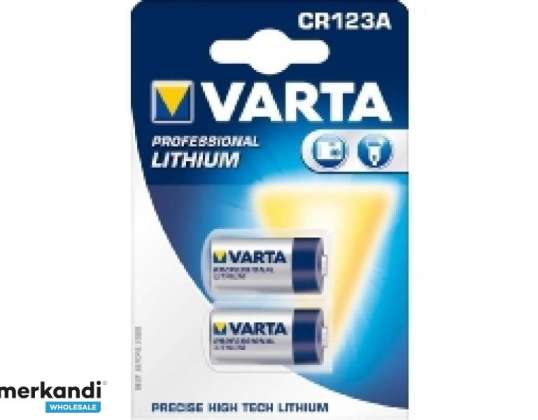 Lithium Photo Varta Batterie CR123A 3V Blister (2 ks) 06205 301 402
