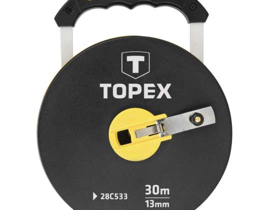 TOP 28C533 Ruban à mesurer en fibre de verre 30 m
