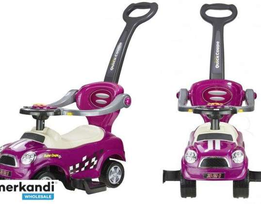 Ride-on Pusher med Guide Coupe Lilla