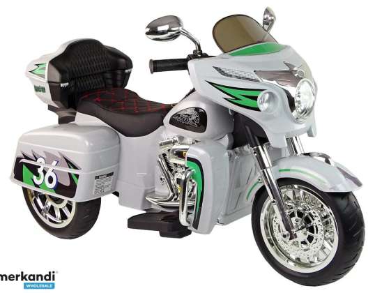 Baterijomis maitinamas motorinis triratis Goldwing Grey