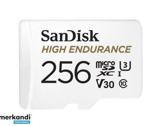 SANDISK MicroSDXC Haute Endurance 256GB Class 10 R100/W40 SDSQQNR-256G-GN6IA
