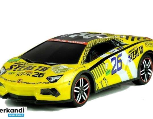 MANDO A DISTANCIA COCHE DEPORTIVO R/C AMARILLO