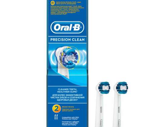 Oral-B Precision Clean ersättningsborstar EB20-2 (2-pack)