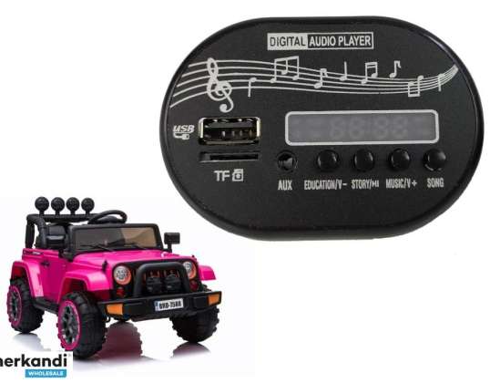 Panneau musical pour la voiture avec une batterie BRD 7588