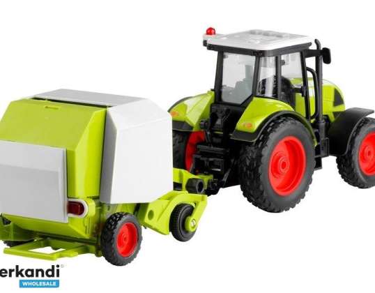 Tractor with Round Baler 37.5 cm