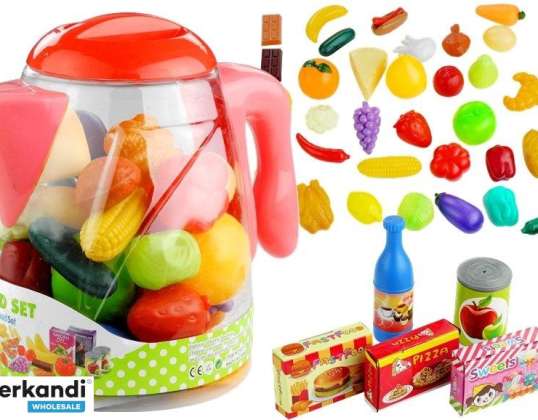 Groceries in a jug Vegetables Fruit 50 pcs
