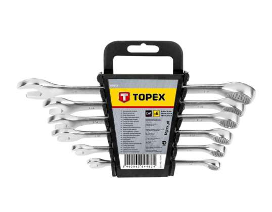 TOP 35D755 Combination wrenches 8 17 mm. set of 6