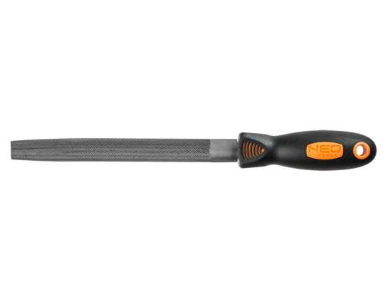 Half-round metal file. 200 mm/2