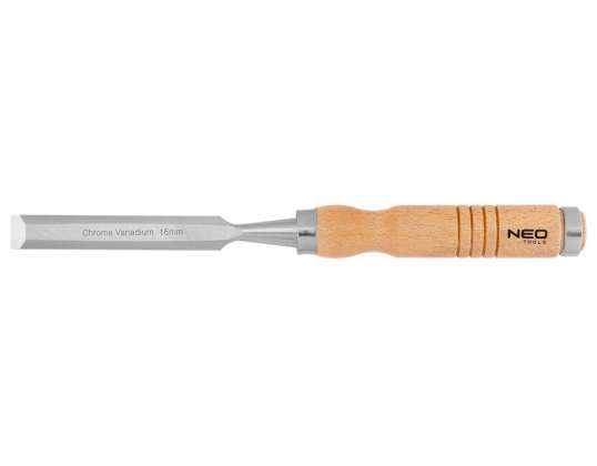 Chisel 16 mm. CRV. Wooden handle