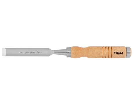 Chisel 18 mm. CRV. Wooden handle