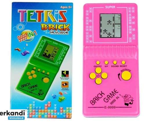 Elektronisches Tetris Taschenspiel Pink