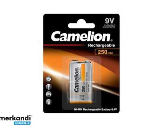 Batteri Camelion 9V Block 250mAH (1 stk.)