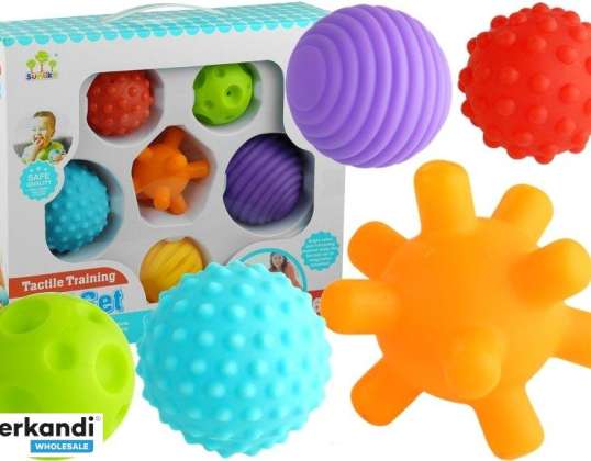 Sensorische ballen set voor een baby 6 stuks
