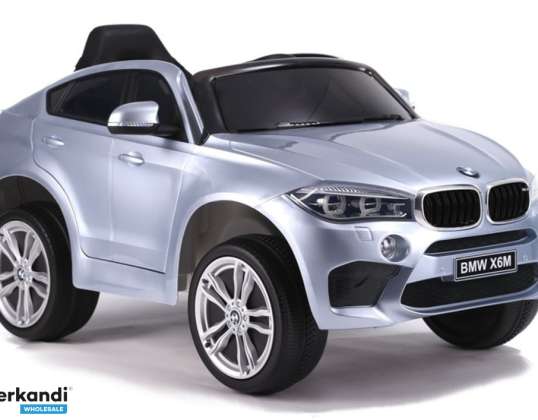 Batterieauto BMW X6 silber lackiert