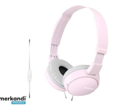 Наушники Sony MDR-ZX110P с микрофоном розового MDRZX110P.AE