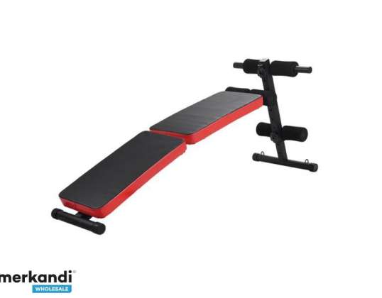 Sammenleggbar treningsbenk TD003B-5 (svart/rød)