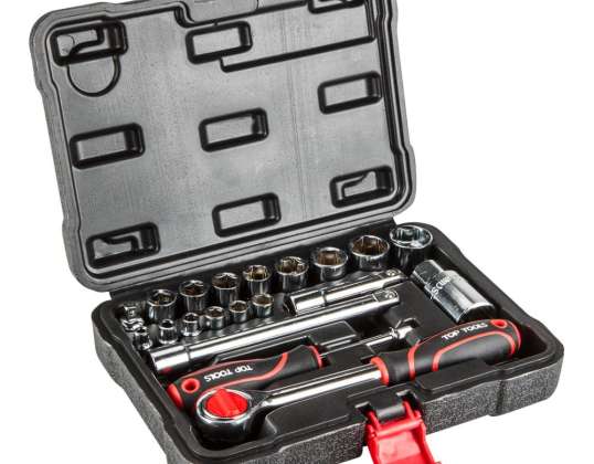 Socket Wrench Set 1/4". 3/8". 20 pcs.
