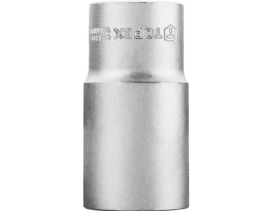 Vaso hexagonal largo 1/2&quot;. 30 mm