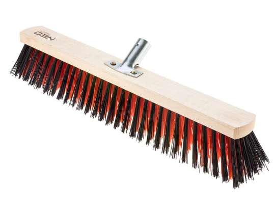 Street broom 50 cm with metal handle. Professional line