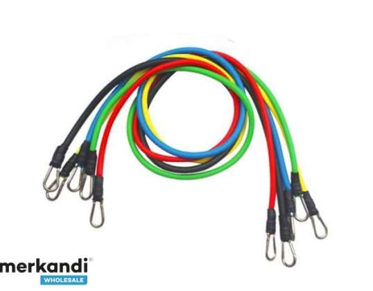Resistance Fitness Band Set met 11 onderdelen