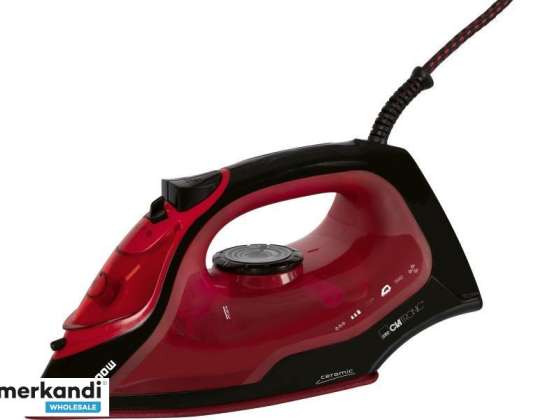 Clatronic Dampfbügelautomat 2200W DB 3752  Rot Schwarz