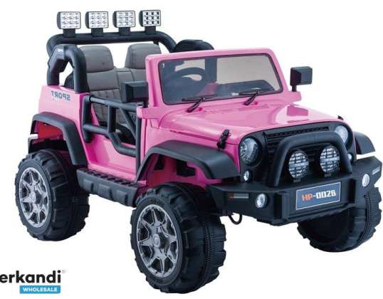 Автомобиль на аккумуляторе Jeep HP012 розовый