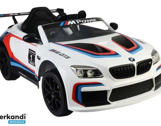 Auto a batteria BMW M6 GT3 bianca