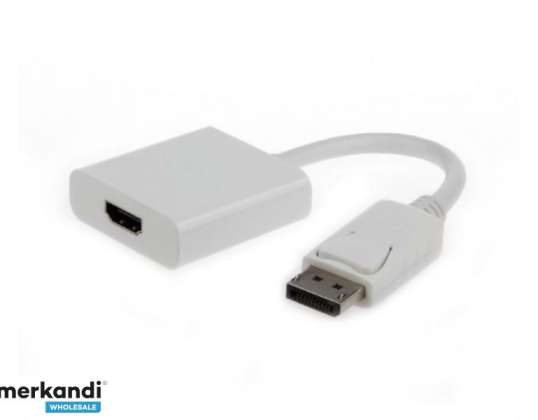 Adaptér DisplayPort na HDMI CableXpert A-DPM-HDMIF-002-W