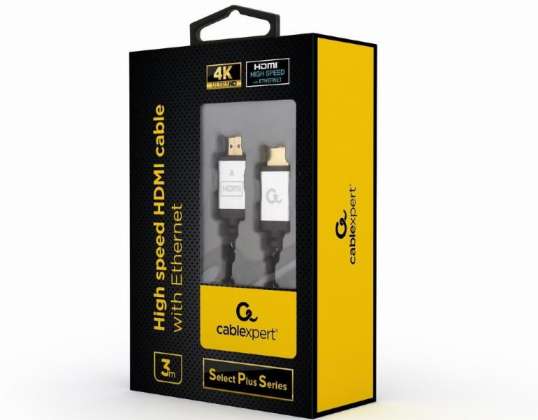 CableXpert HDMI Cable 3m Select Plus Series CCB-HDMIL-3M