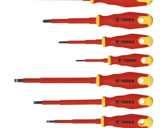 Schraubendreher 1000V, 8-teiliges Set.