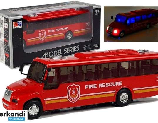 Feuerwehrbus Modell Leuchten Rot