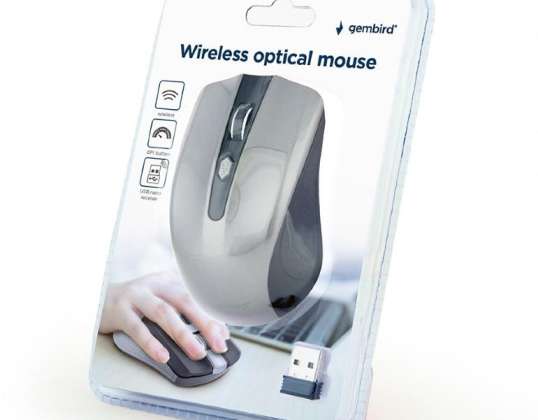 Ratón óptico Gembird MUSW-4B-04-BG