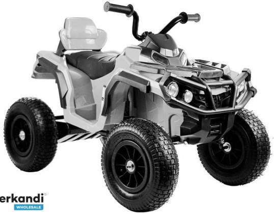Quad Akku BDM0906 aufblasbare Räder weiß