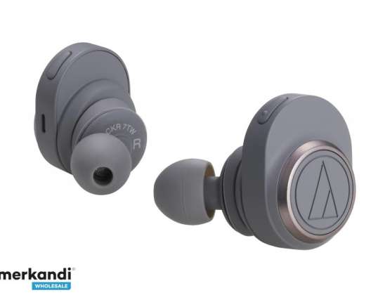Audio-Technica ATH-CKR7TW - Casque - dans l’oreille - Appels & Musique - Gris - Binaural - 0.3 m ATH-CKR7TW