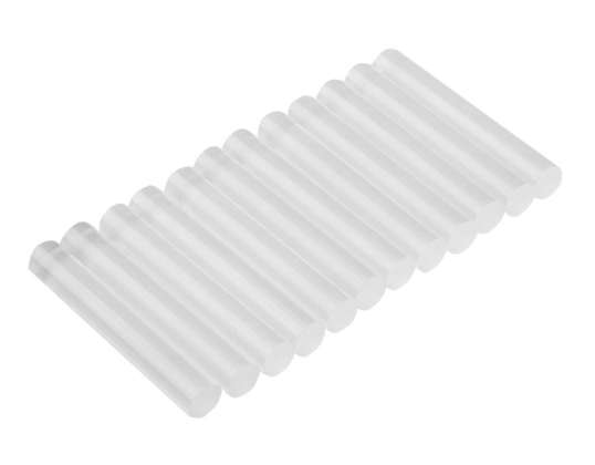 Lepljenje paličice 8 mm, prozorne, 12 kosov.