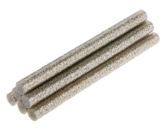 8 mm līmējošās nūjas ar sudraba spīdumu. 6 gab.