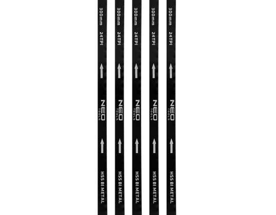 Pânză pentru metal 300 x 12,5 mm. bimetalic. 5 buc.