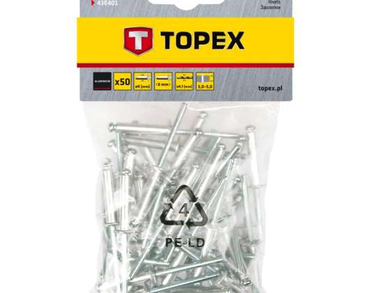 Aluminium-Nieten 4.0 x 8 mm. 50 Stck.
