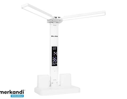 44 189# LB 24 LED Schreibtischlampe mit Uhr