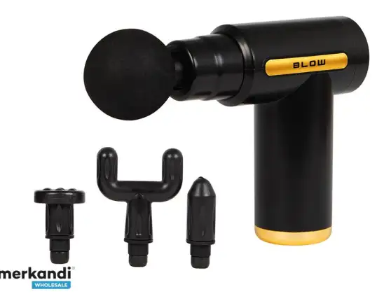 44 349# Massagepistool blow wave massager 3000 4 tips