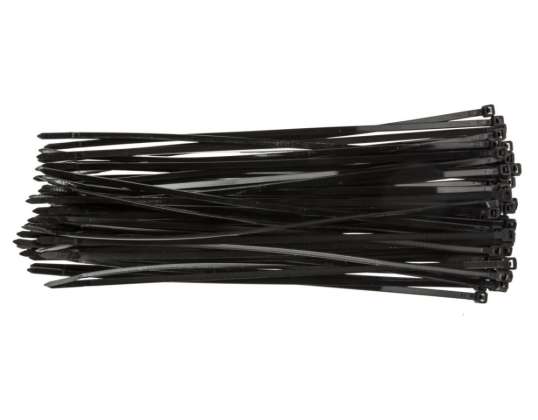 Surišimo juostos 4.8 x 300 mm. 75 vnt.. juodos