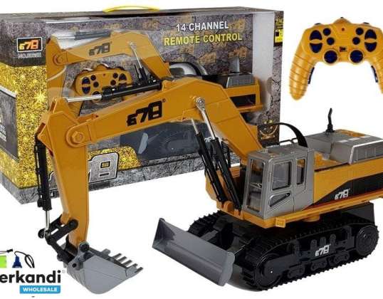 RC van het bouwvoertuig de Afstandsbediening 2.4g r/c Licht Geel